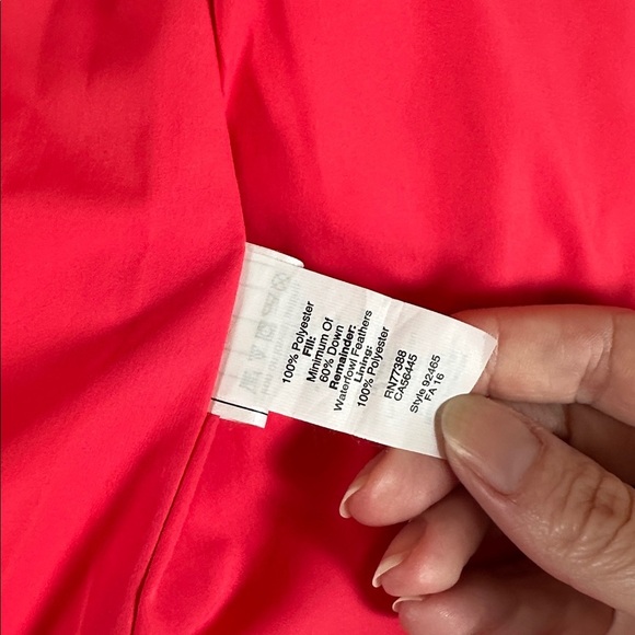 J.Crew Pink Quilted Down Puffer Vest Zip Front Lightweight XS - Picture 7 of 7